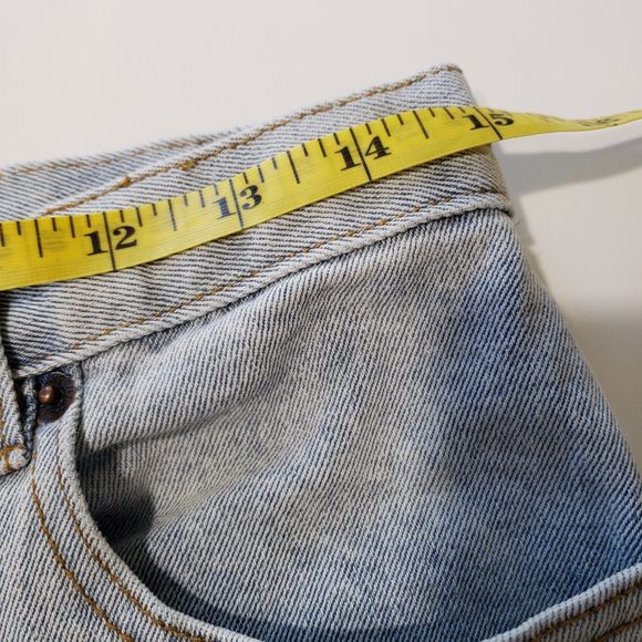 Cry Baby Women's Light Wash Button Fly Straight Leg Jeans, Size 29-P, Size 8 - Picture 10 of 12